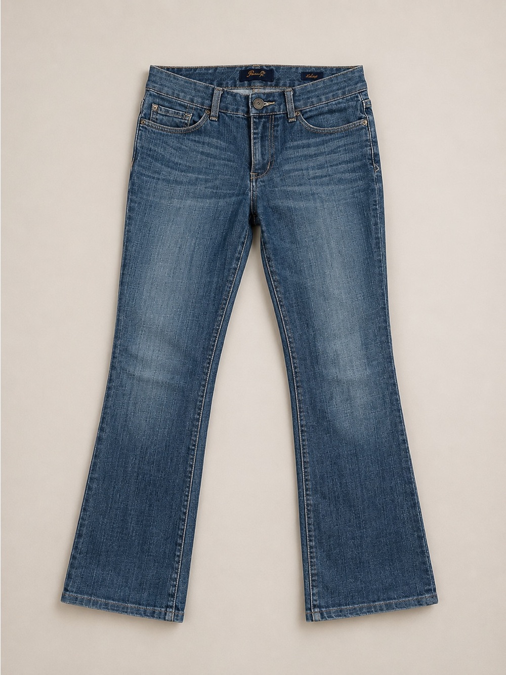 Seven7 Bootcut Jeans Size 6 Medium Wash Stretch Denim Mid Rise
